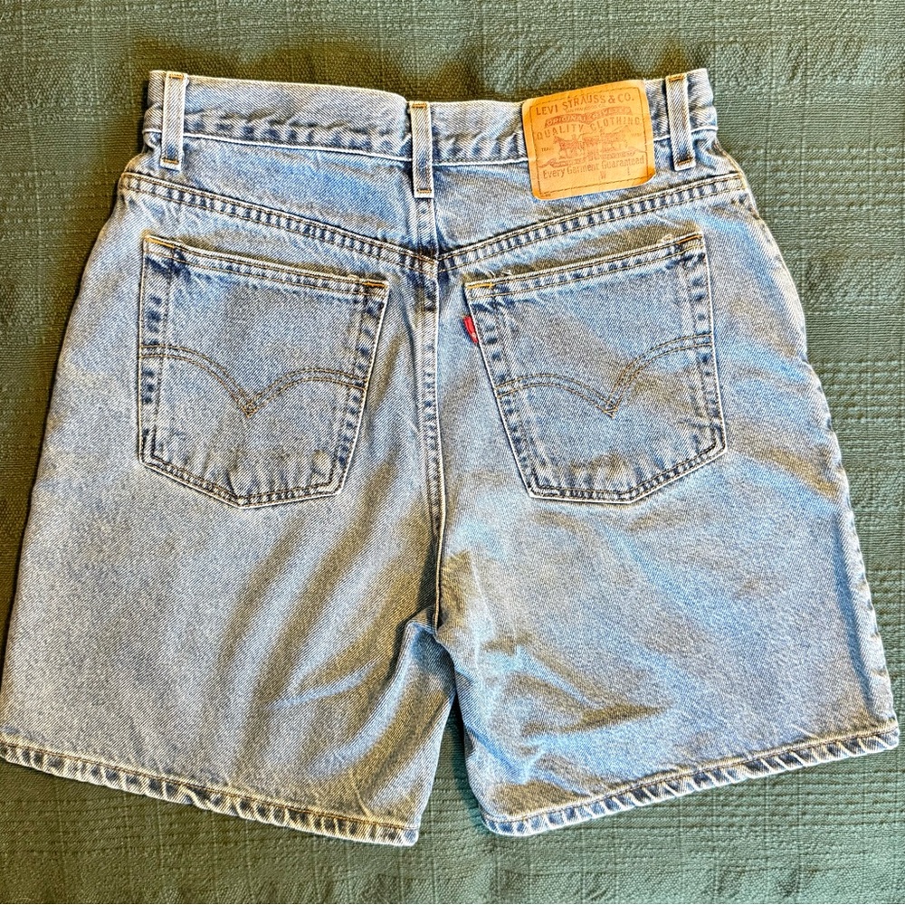 Levi's Light Blue Jean Shorts